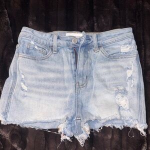 Flying Monkey High Rise Light Blue Shorts